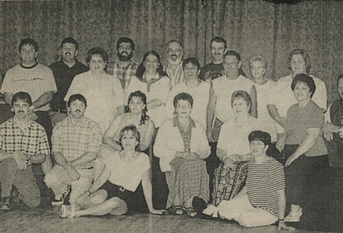 Les 20 enfants d’Ovide Riendeau et d’Aurore Marquis Photo du News & Sentinel Colebrook NH 1999