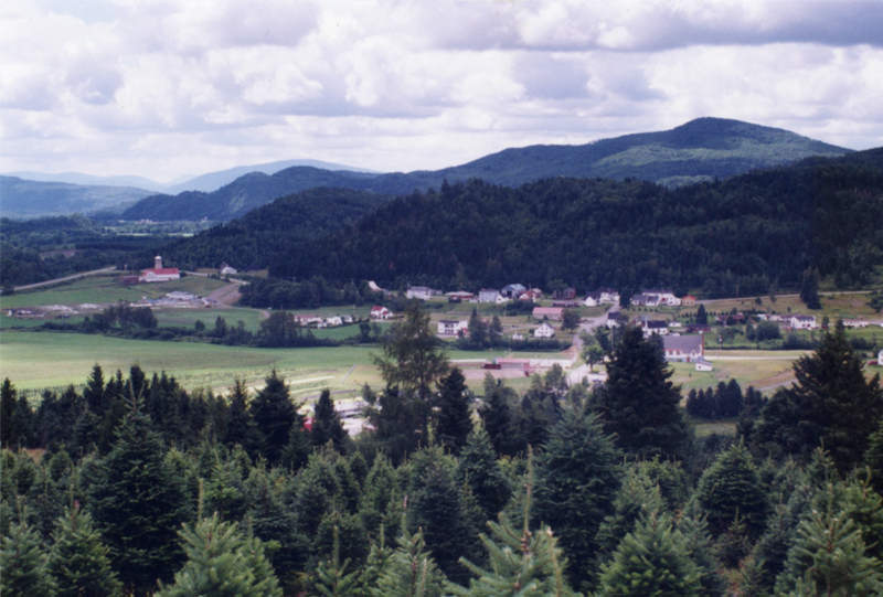 Village d'East Hereford en 1986